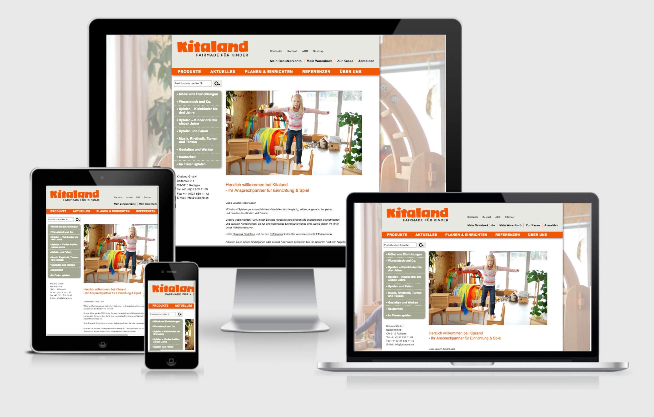 Kitaland Webdesign by consign | Agentur für Branding und Kommunikation