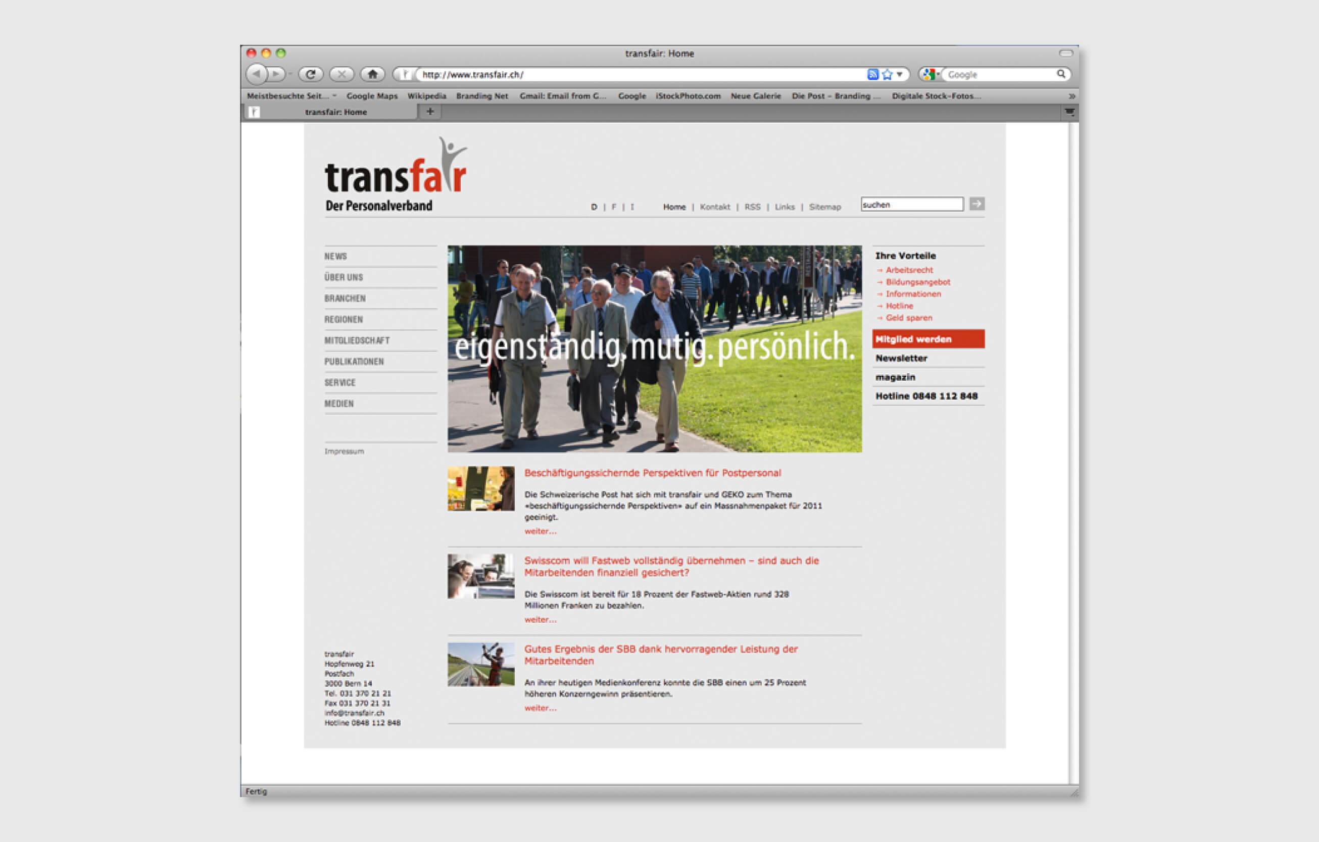transfair webdesign by consign | Agentur für Branding und Kommunikation