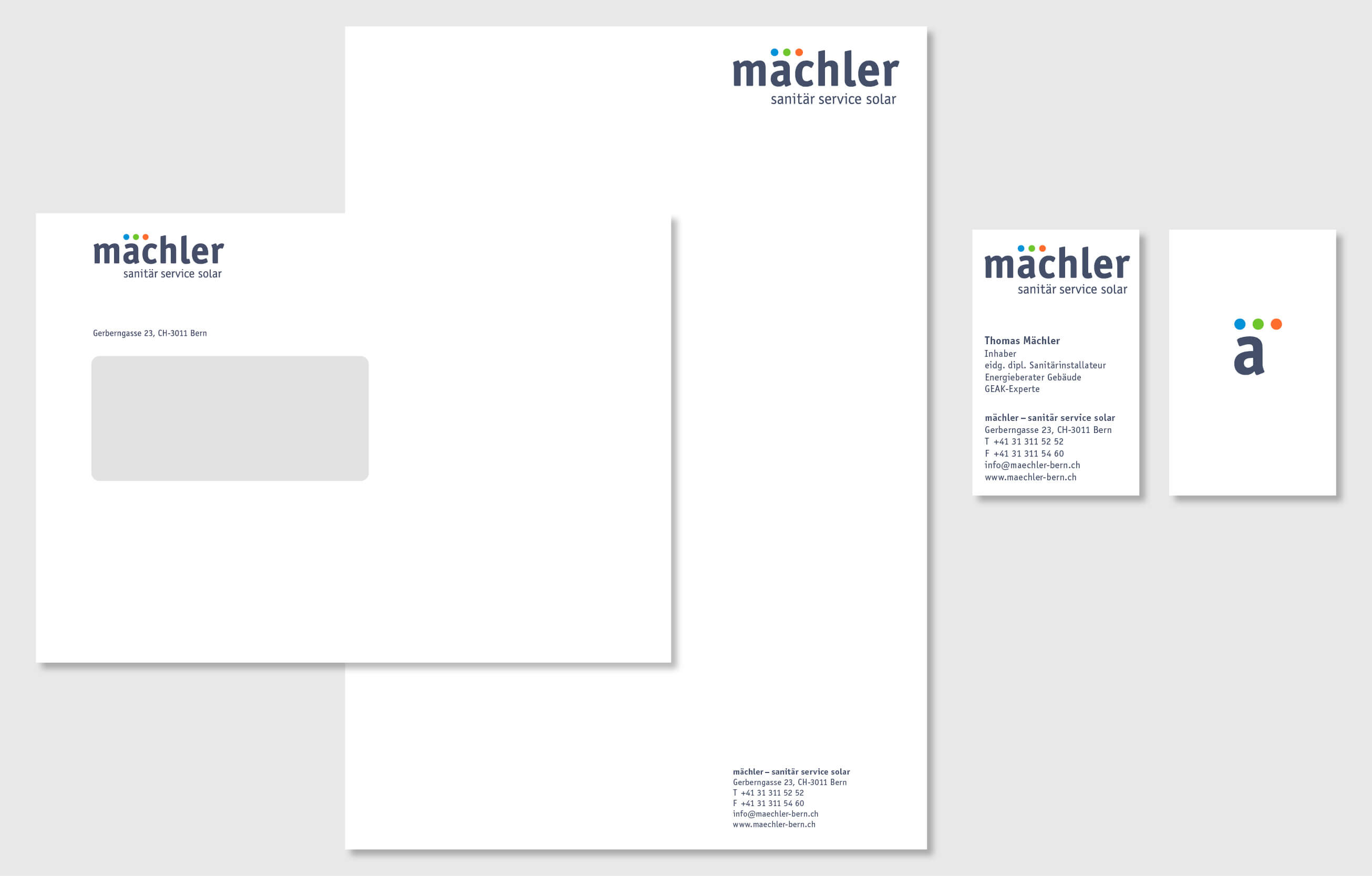 mächler sanitär corporate identity by consign | Agentur für Branding und Kommunikation