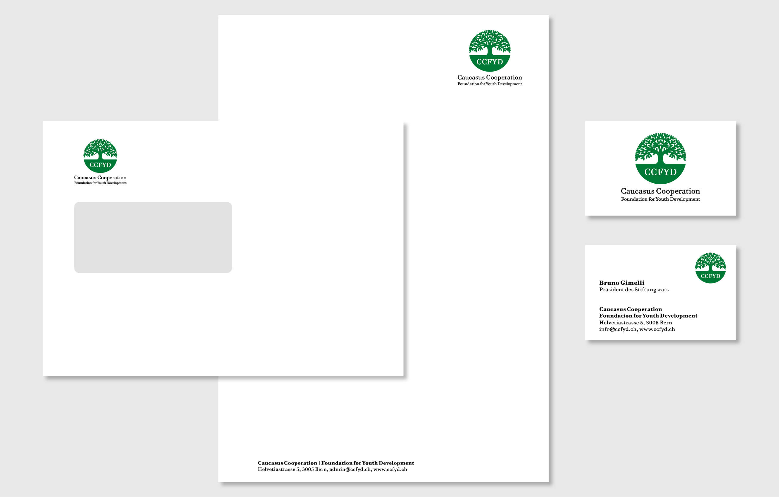 Caucasus Cooperation design briefschaften by consign | Agentur für Branding und Kommunikation