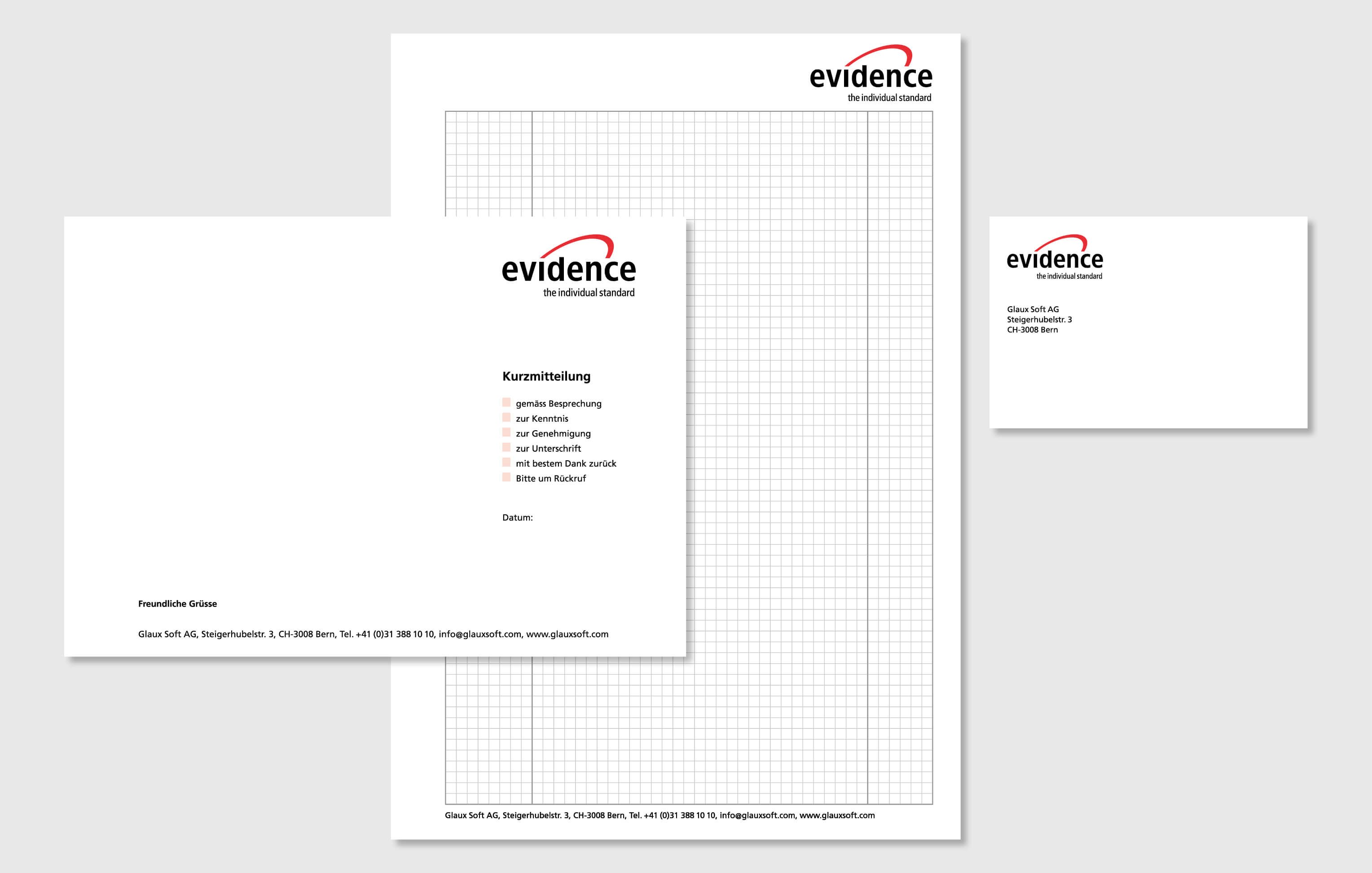 evidence design by consign | Agentur für Branding und Kommunikation